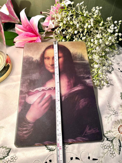 Mona Lisa Art Print Cutting Board 12 Inch