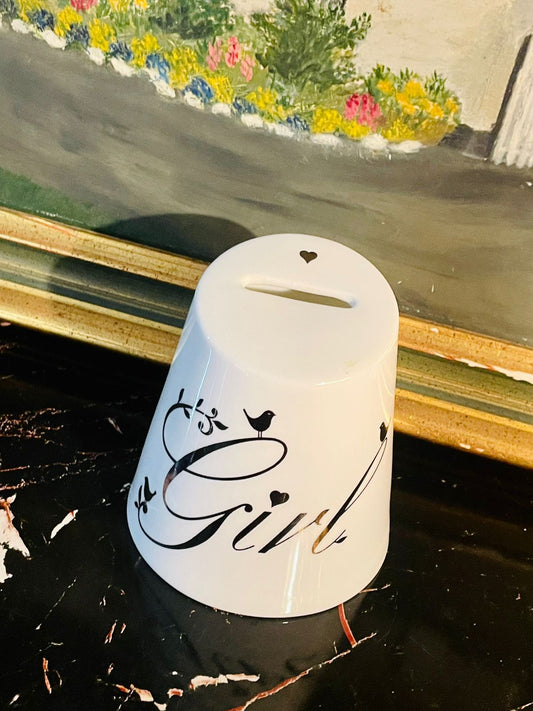 Ceramic Money Box for Girls – England
