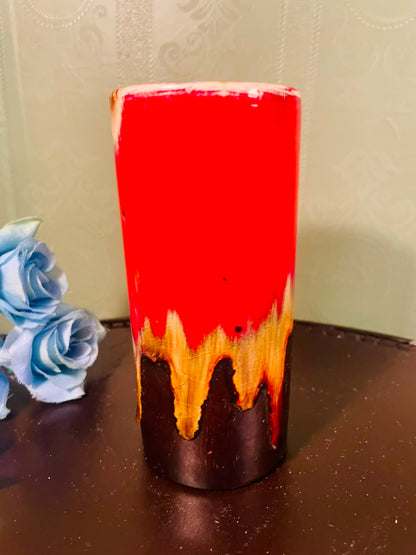 Vintage West German Ceramic Lava Glaze Floor Vase – 6 Inch