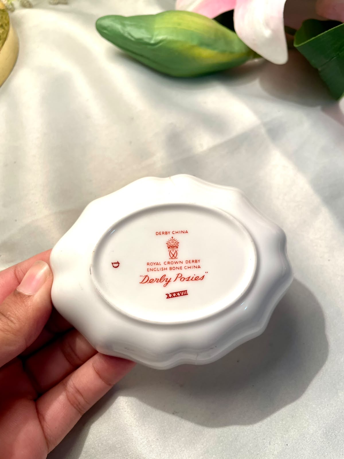 Royal Crown Derby Derby Posies Bone China Trinket Dish – 4 in