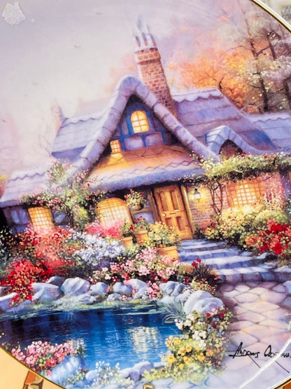 Royal Doulton Collectors Plate – The Cottage on Rosetree Pond