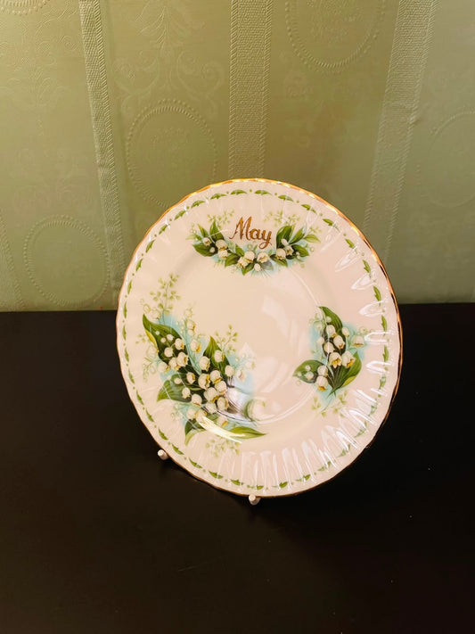 Royal Albert Flowers of the Month May Lily of the Valley Decorative Plate 6.3 Inch