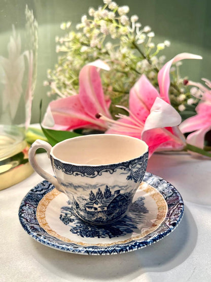 Royal Grafton Chinese Garden Coffee Cup & Saucer Set 2 Piece