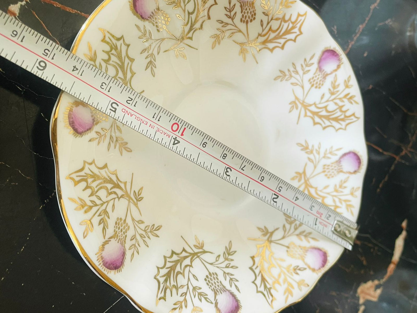 Queen Anne Fine Bone China Floral Cup & Saucer – Made in England