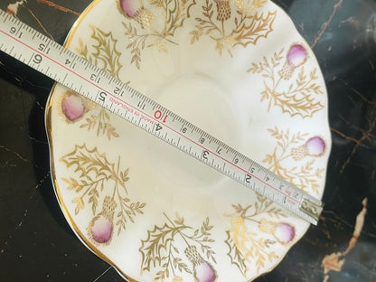 Queen Anne Fine Bone China Floral Cup & Saucer – Made in England