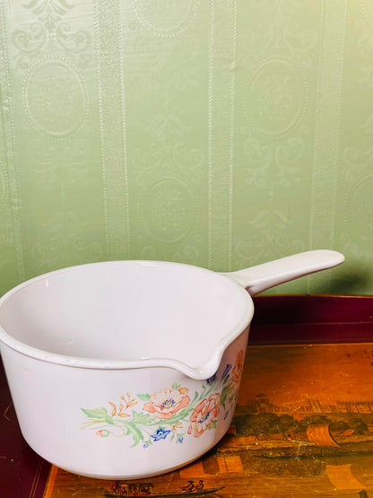 Corning France Floral Oven-Safe Saucepans – 3 Piece