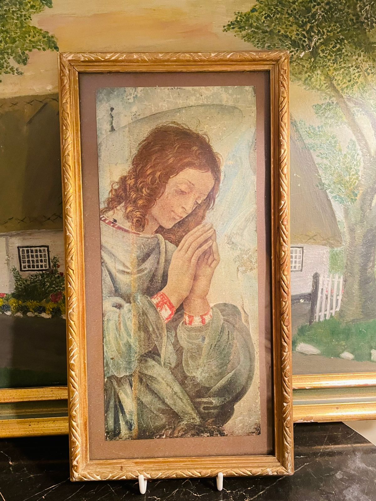 Angel Adoring Framed Print by Filippino Lippi – Fine Art Wall Frame