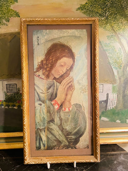 Angel Adoring Framed Print by Filippino Lippi – Fine Art Wall Frame