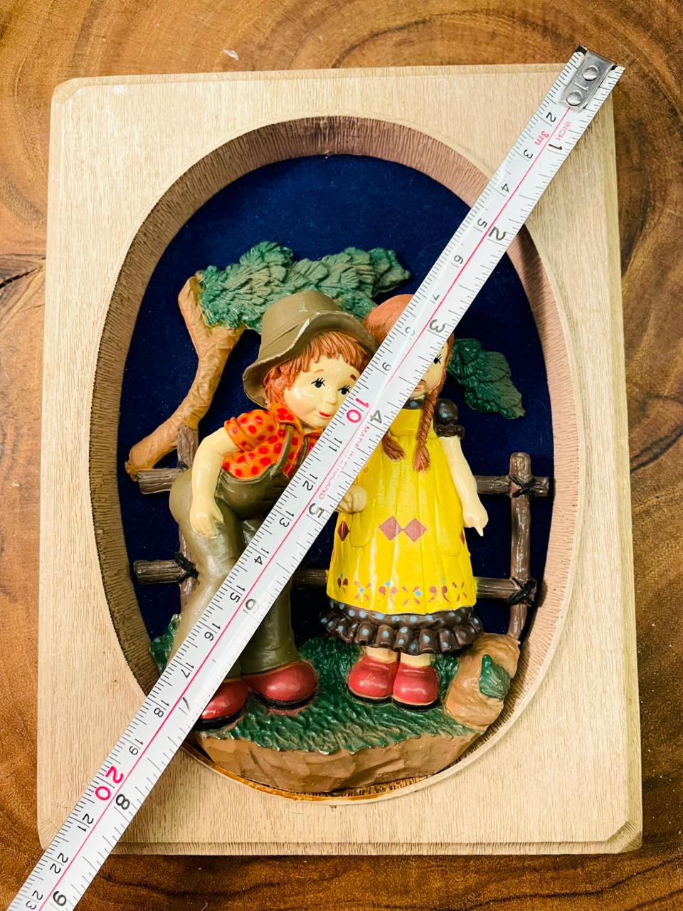 Vintage Children Shadow Box Wall Decor in Wooden Frame – SUNSET KITCHEN