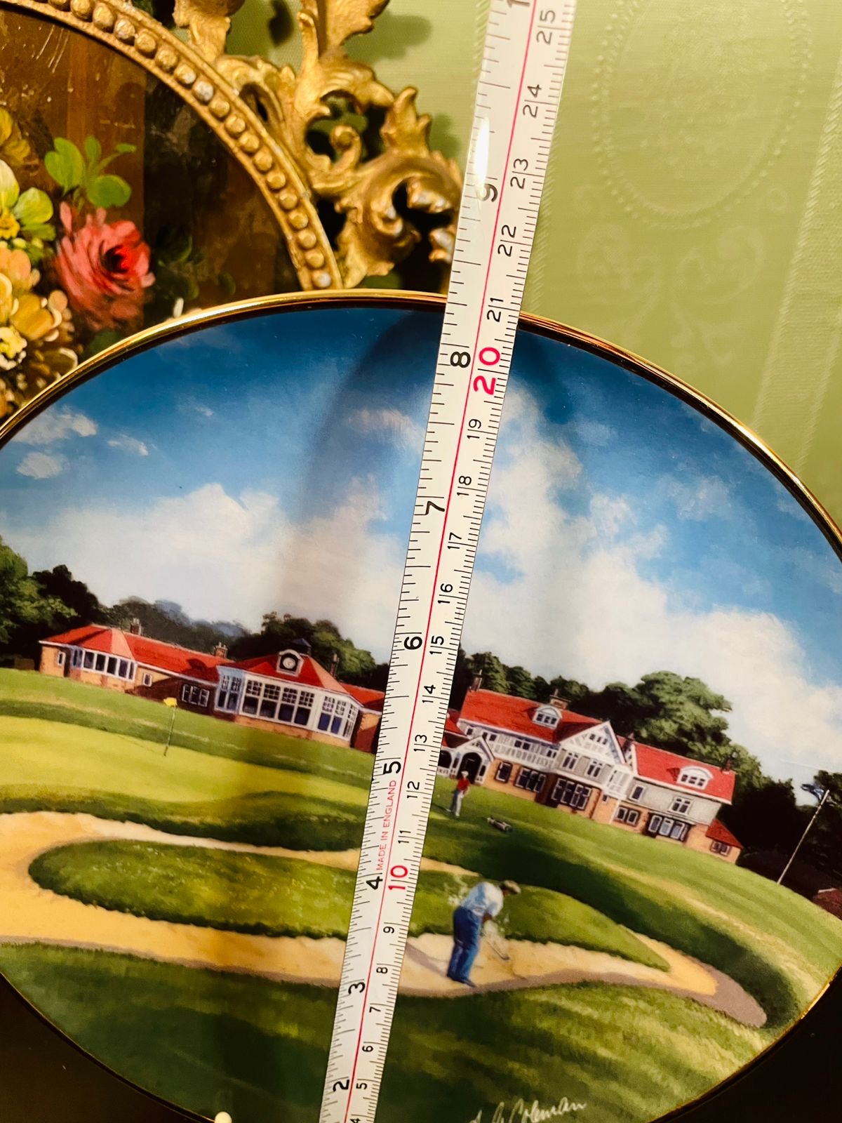 The 18th at Muirfield Golf Course Porcelain Decor Plate – A.G. Hobson