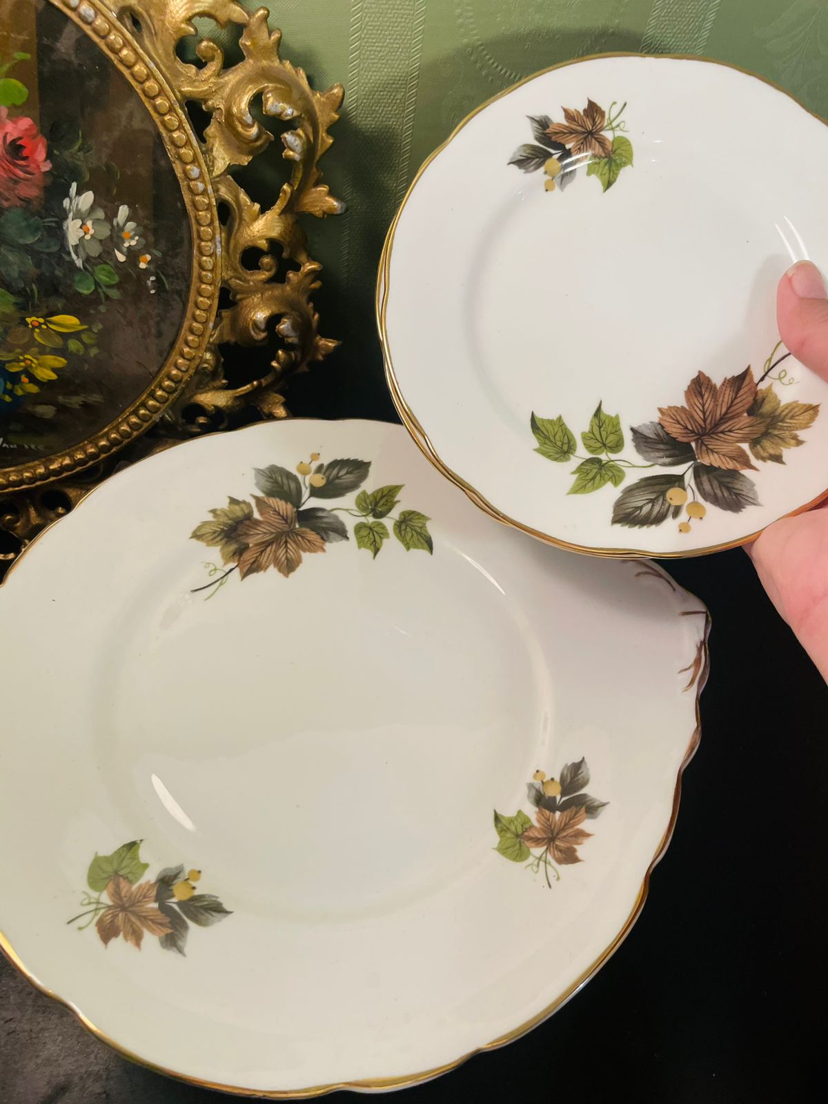 Royal Stafford Beechwood Bone China Cake Set with Serving Platter