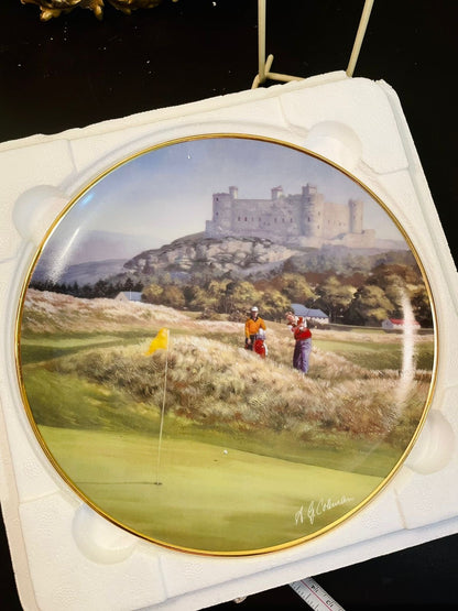 The 14th at Royal St. Davids Golf Course Porcelain Decor Plate – A.G. Hobson