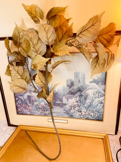 Autumn Artificial Leaf Branch Stem 30"