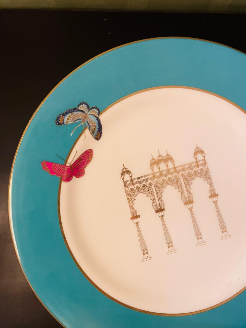 Goodearth Baradari Gardens of Paradise Decorative Plate 8"