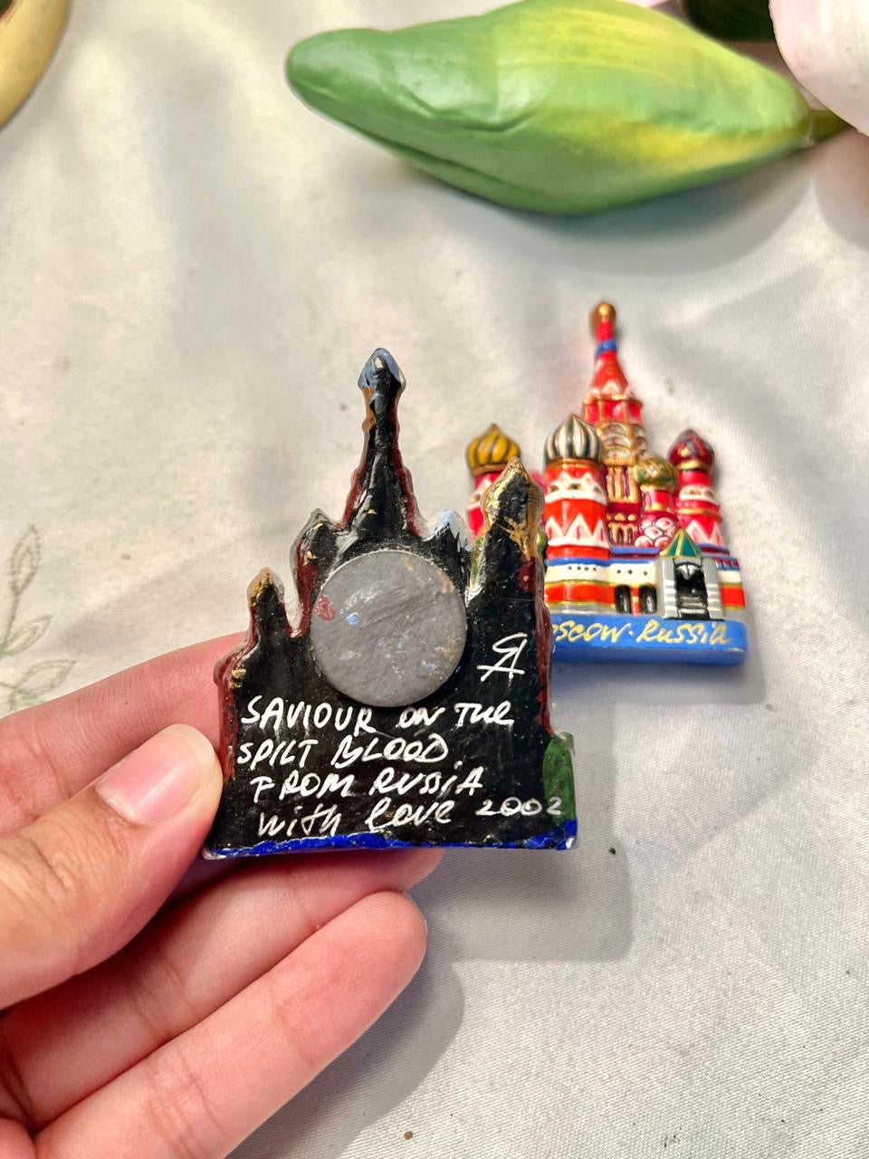 Russia Moscow & St. Petersburg Cathedral Magnet Souvenir Set – 2 Pcs