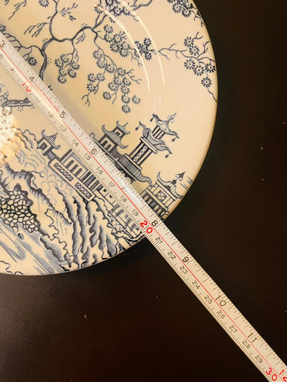 Blue and White Chinoiserie Decorative Plate 8 Inch