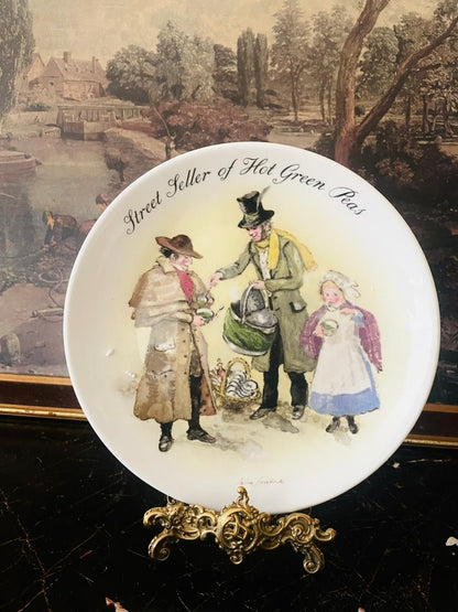 Wedgwood “Street Seller of Hot Green Peas” – The Street Sellers of London Series (1986, Made in England)