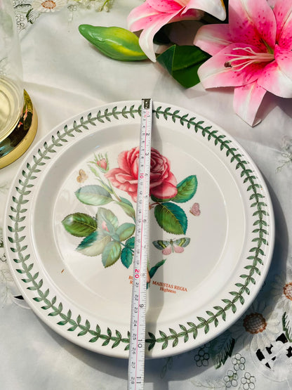 Portmeirion Botanic Garden Rose Large Serving Platter 10"