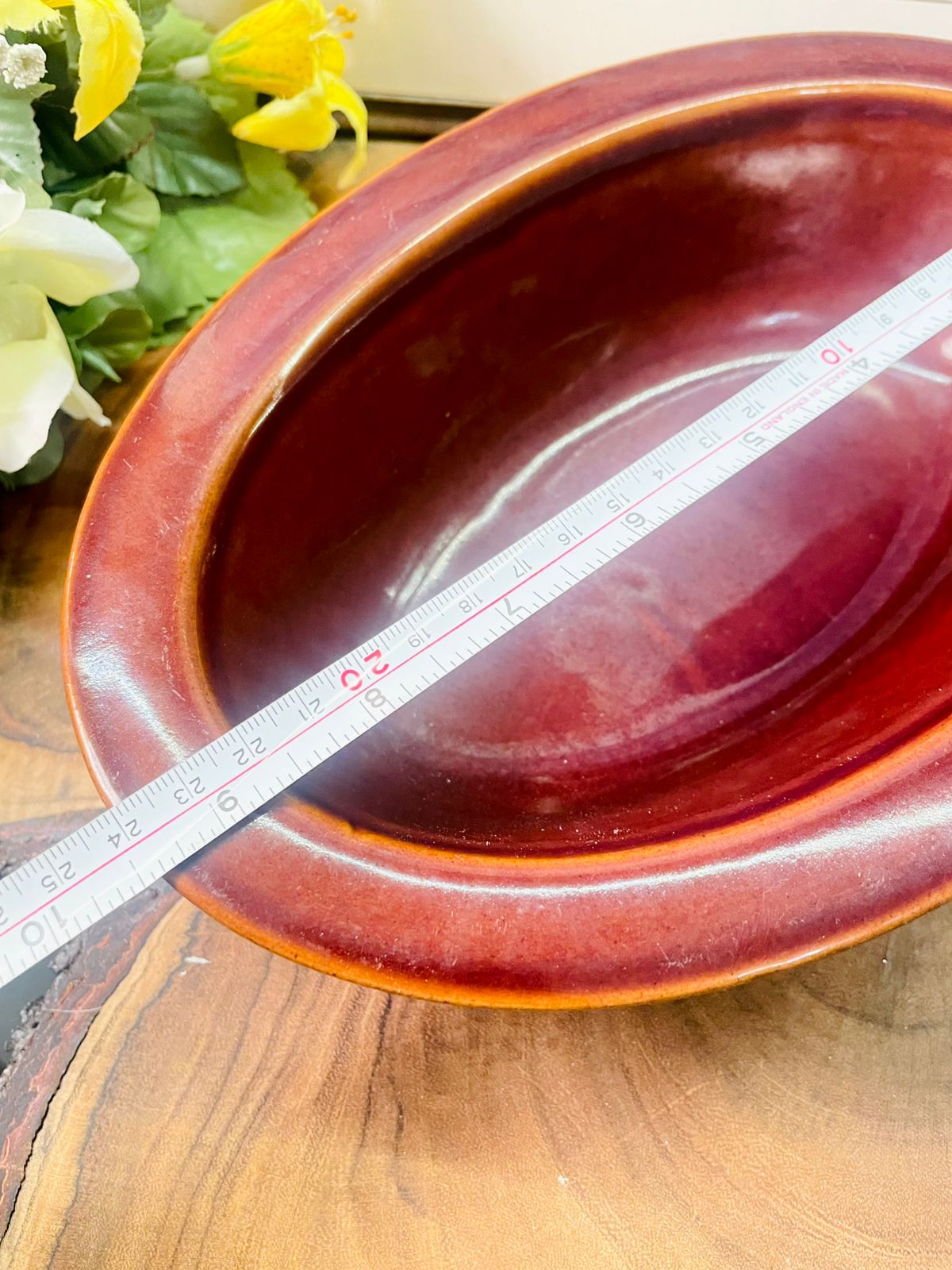 Vintage Johnson Bros Brown Oval Serving Dish England