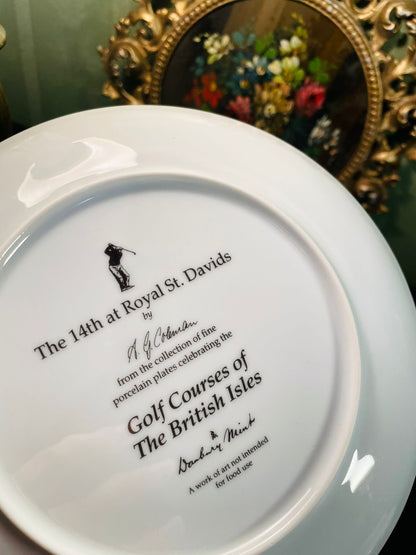 The 14th at Royal St. Davids Golf Course Porcelain Decor Plate – A.G. Hobson