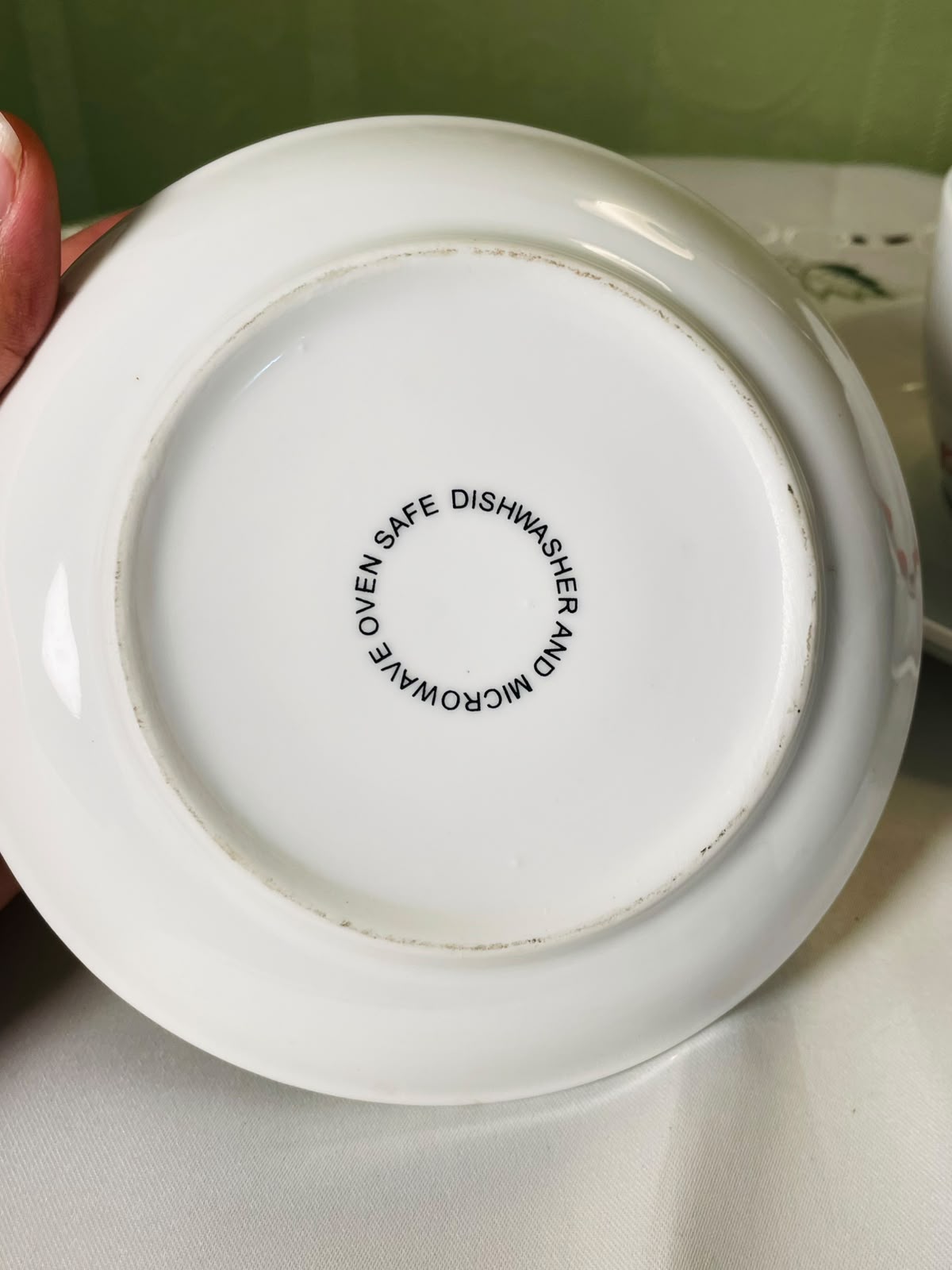 Red Poppy Oven-Safe Cup & Saucer 4-Piece Set 9 cm