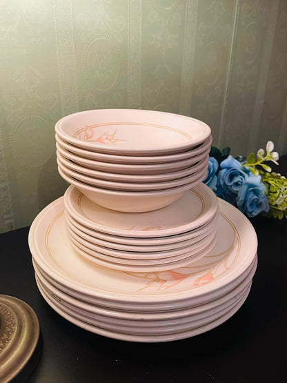18 pcs Biltons England Floral Dinnerware Set for 6 Persons