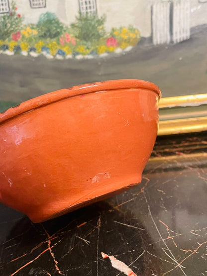 Hand-Painted Strawberry Terracotta Bowl ( 15cm )– Carrilho Lopes – Portugal