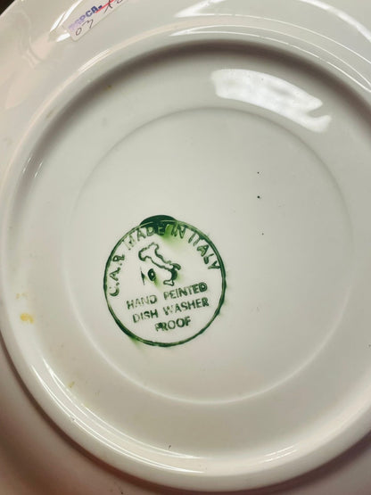 LE PIZZE Serving Plate – Made in Italy – Vintage Retro Ceramic Pizza Platter - Oven Safe