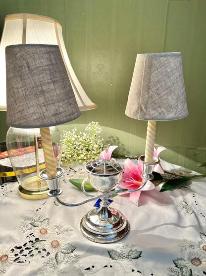 Rare find Silver 2-Arm Candle Centrepiece 40 cm