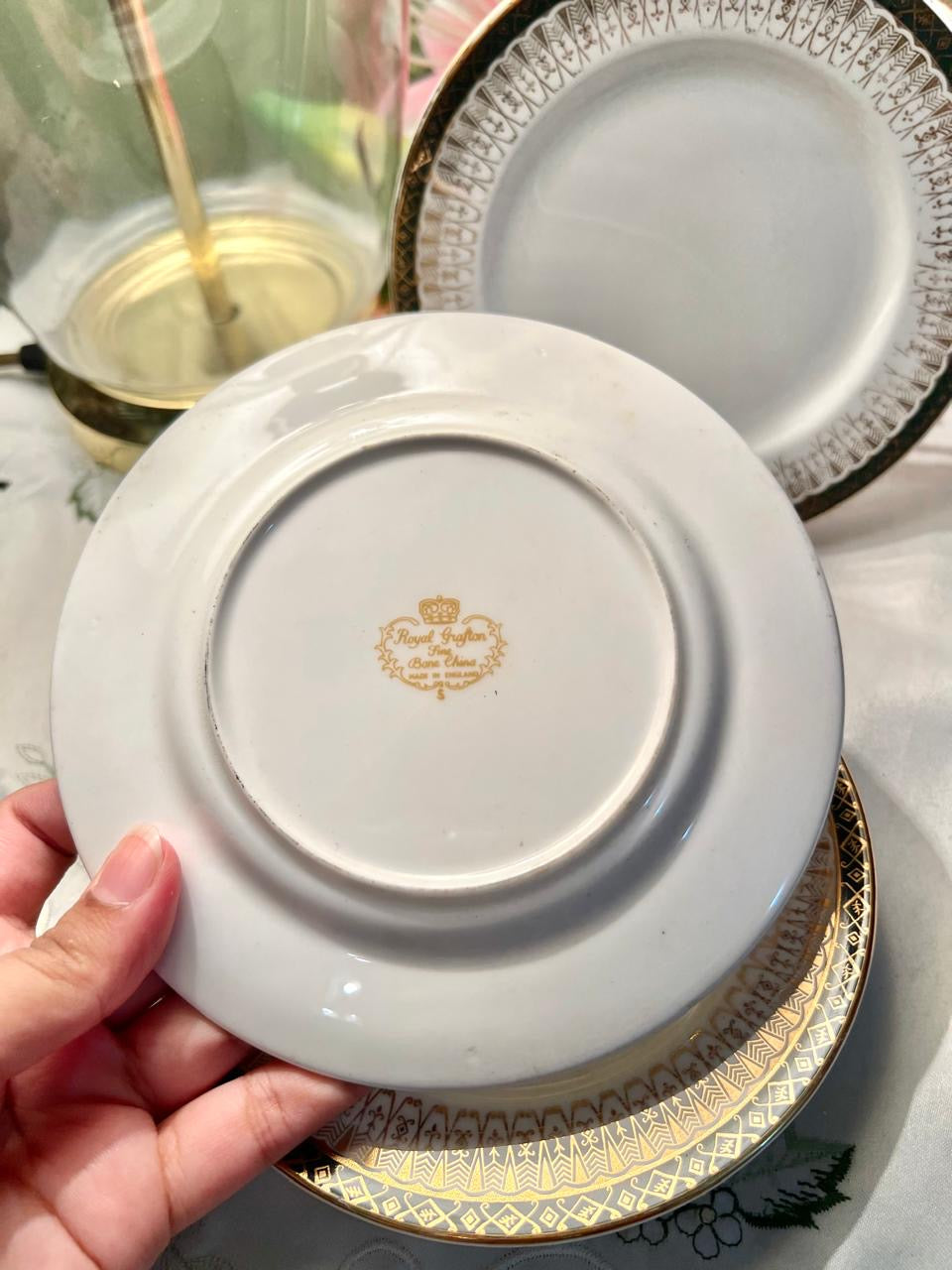 Royal Grafton Fine Bone China 6-Piece Side Plate Set 6 in England