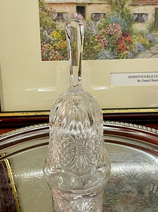 Vintage RCR Lead Crystal Bell – Cut Glass Decorative Collectible