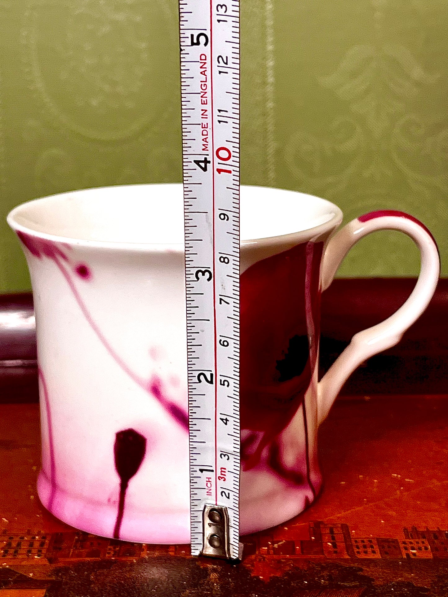 The Leonardo Collection Poppy Fine Bone China Mug Pink Red