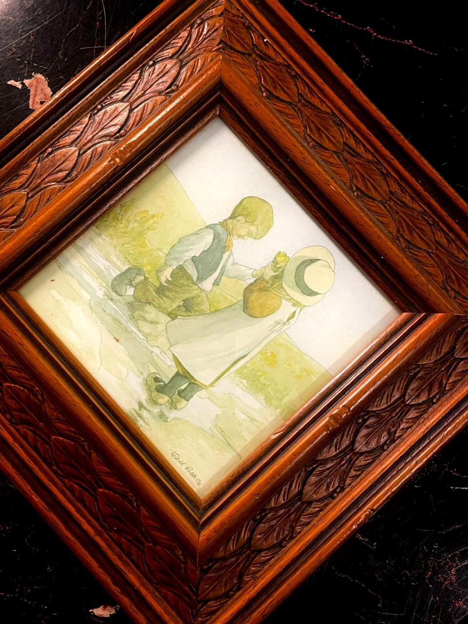 Vintage Wooden Carved Frame | Classic Art Picture Frame