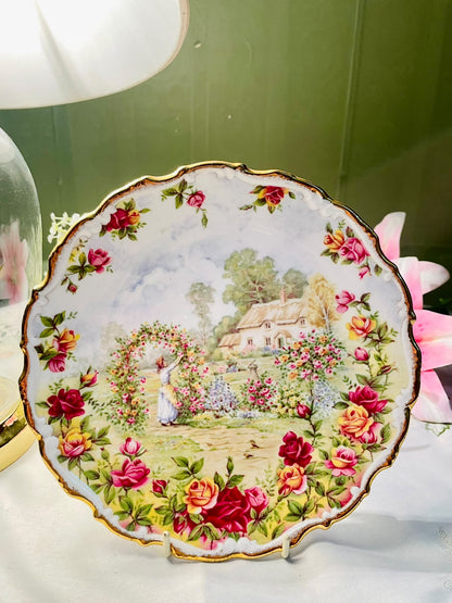 Royal Albert Old Country Roses Garden Plate – 8 Inch