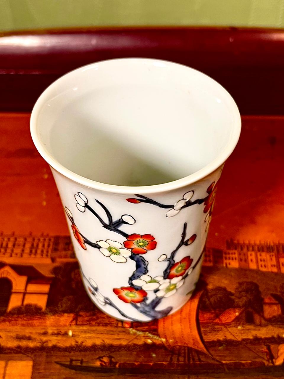 Cherry Blossom Fine Bone China Vase 5 Inch | Floral Decorative Bud Vase