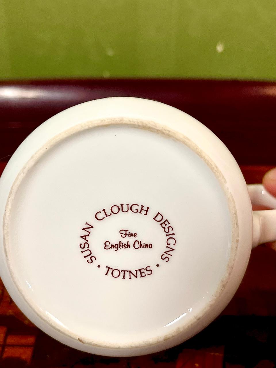 Susan Clough Designs Fine English China Tall Ship Mug – 4"