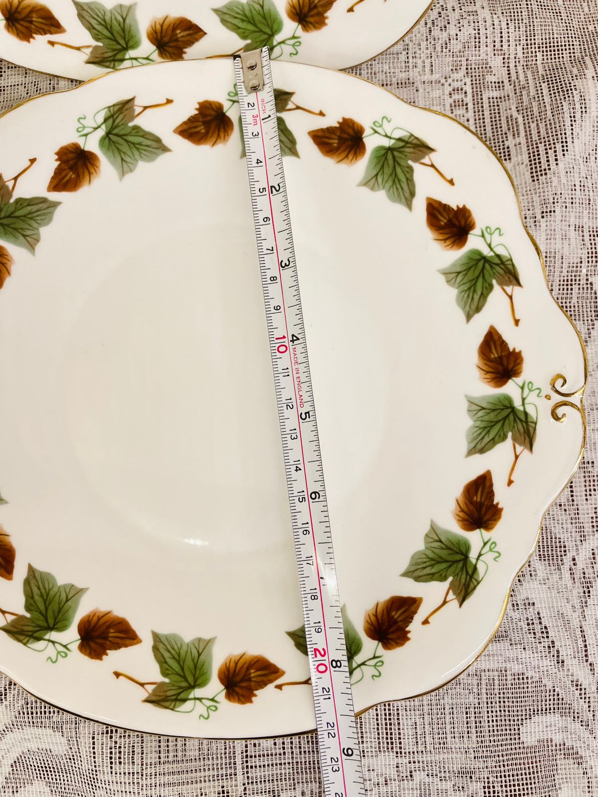 Vintage Duchess Bone China Cake Platter | Elegant English Floral Design
