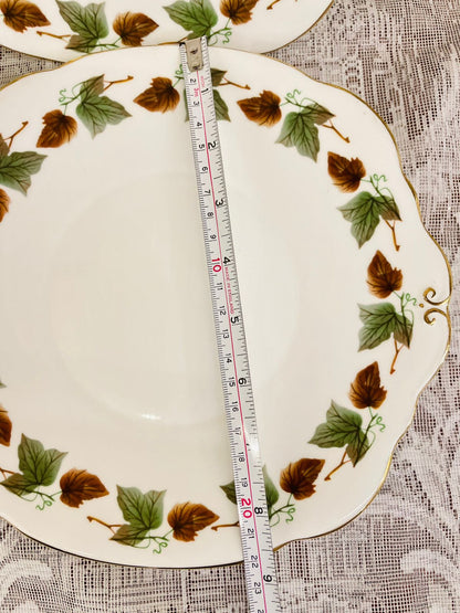 Vintage Duchess Bone China Cake Platter | Elegant English Floral Design