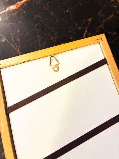 Vintage Framed Alpine Landscape Painting – St. Wolfgang