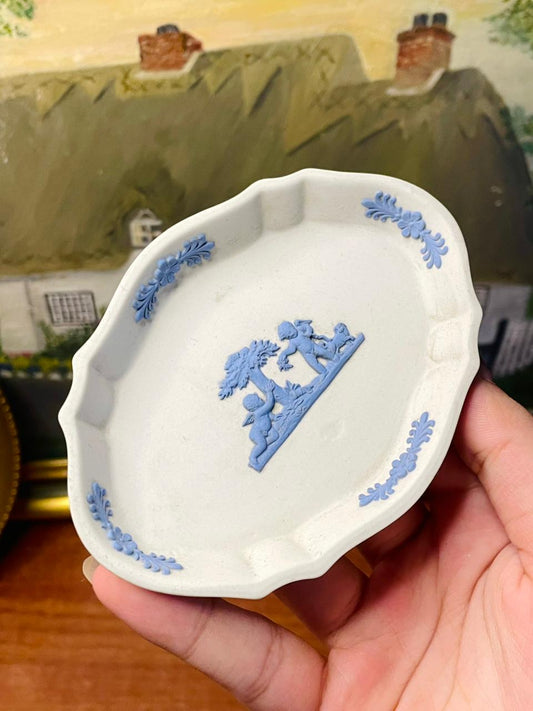Rare Find Wedgwood Jasperware Trinket Plate | England
