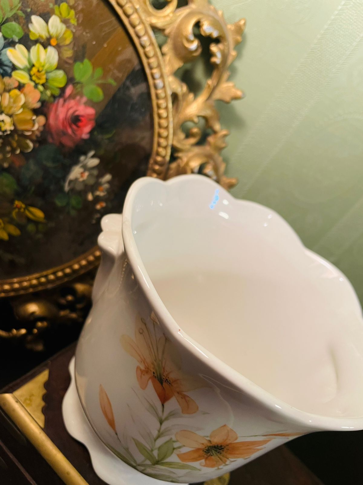 St Michael Made in England Ceramic Planter 5 Inch Vintage Pot