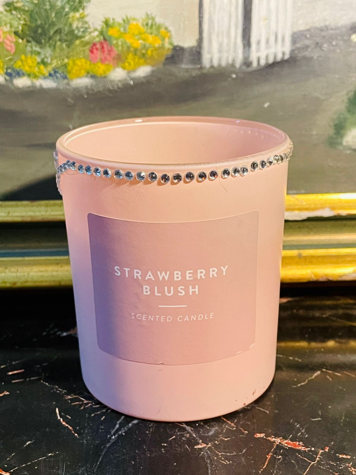 georgehome, strawberryblush, scentedcandle, pinkdecor, pastelhome, homedecorpakistan, cozyhome, aromacandle, giftidea, sunsetkitchenfinds, fragrancedecor, girlyaesthetic