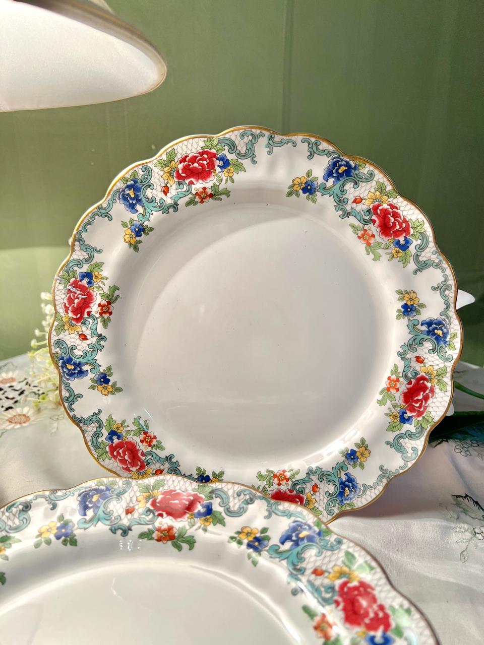 England Floral Dinnerware Set 14 pcs– Made in England