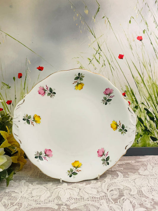 Queen Anne Fine Bone China Floral Serving Plate