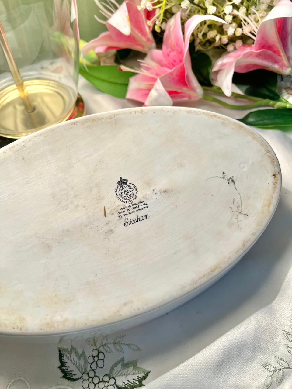 Royal Worcester Evesham Oven-Safe Oval Platter 30cm
