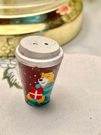 Vintage Costa Coffee Miniature Shaker 5 cm