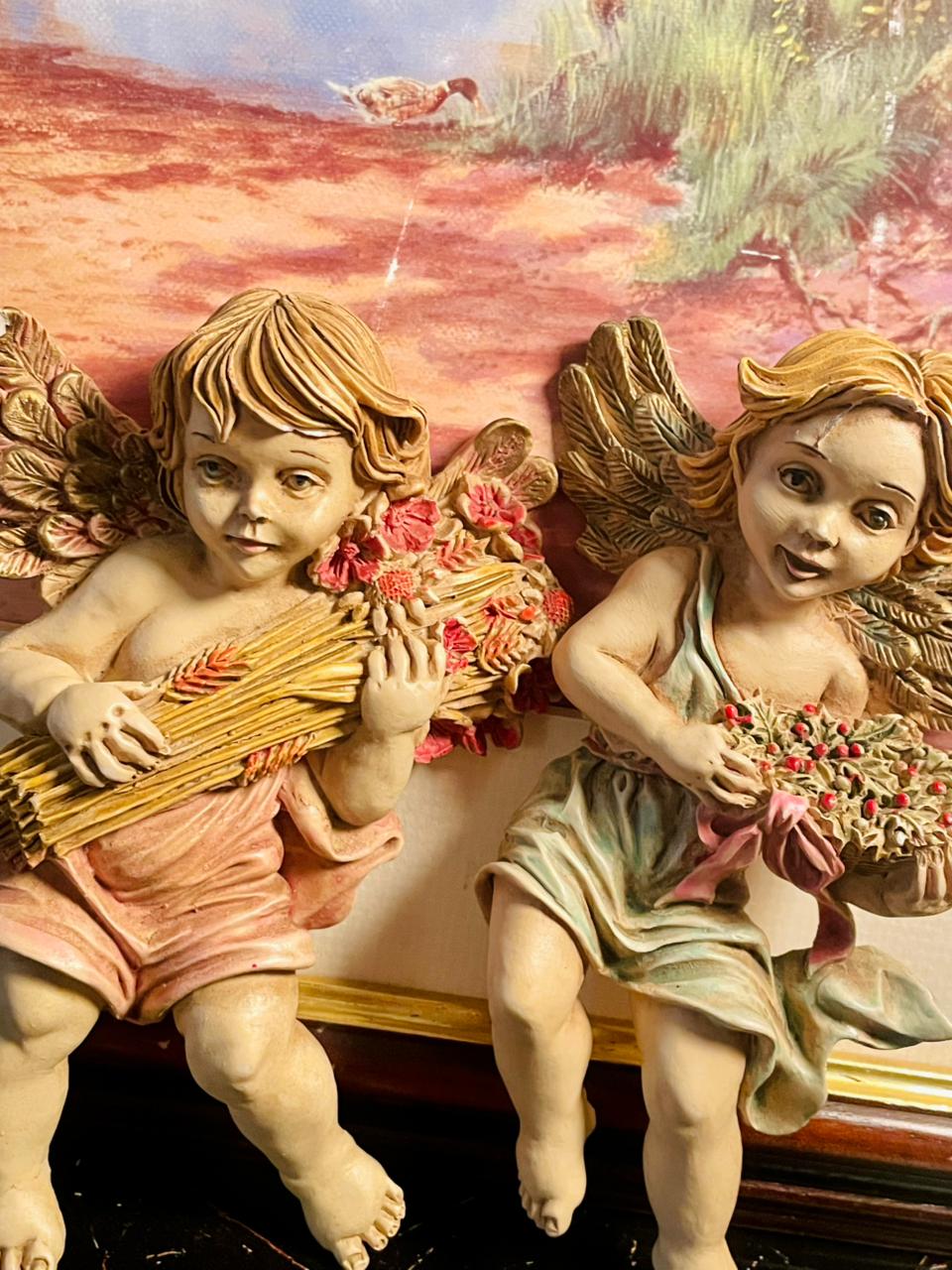 Handcrafted Angel Figurine, Wall Decor England
