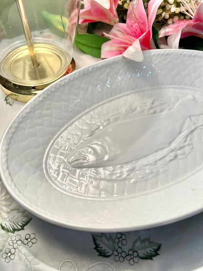 Gourmet Oven China White Oval Oven-Safe Serving Dish 38cm