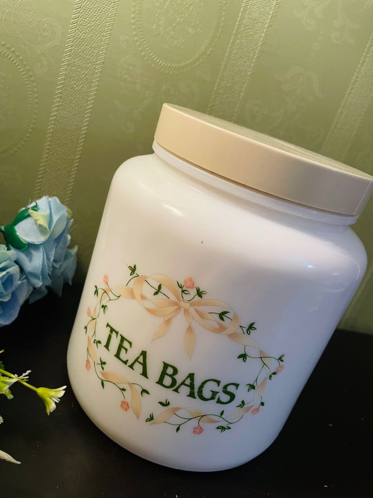 Johnson Brothers Eternal Beau Tea Bags Storage Jar 6.5 Inch