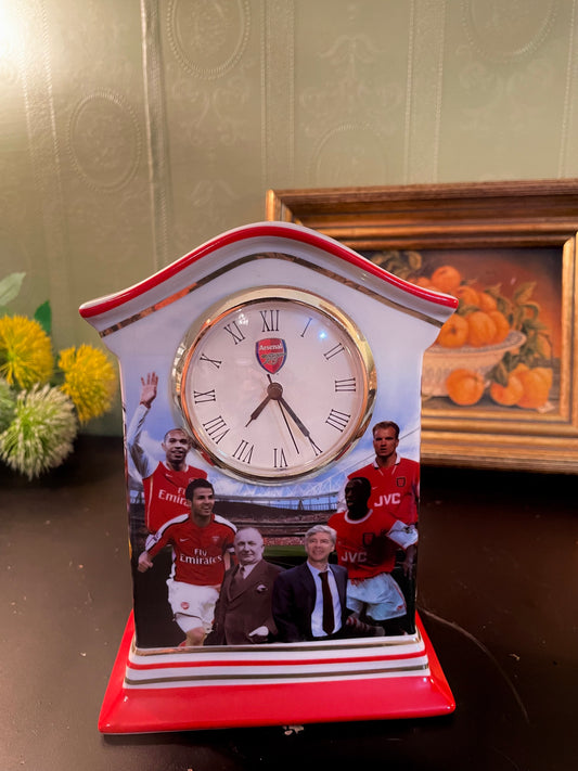 Arsenal Football Club Ceramic Mantel Clock 7 Inch